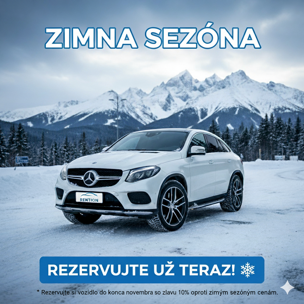 Zimná sezóna Rention.sk s akciou do konca novembra